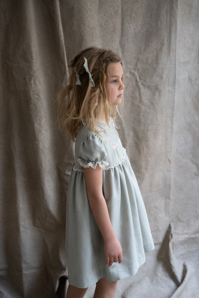 VESTIDO PETRA COTOLINO m/c con goma