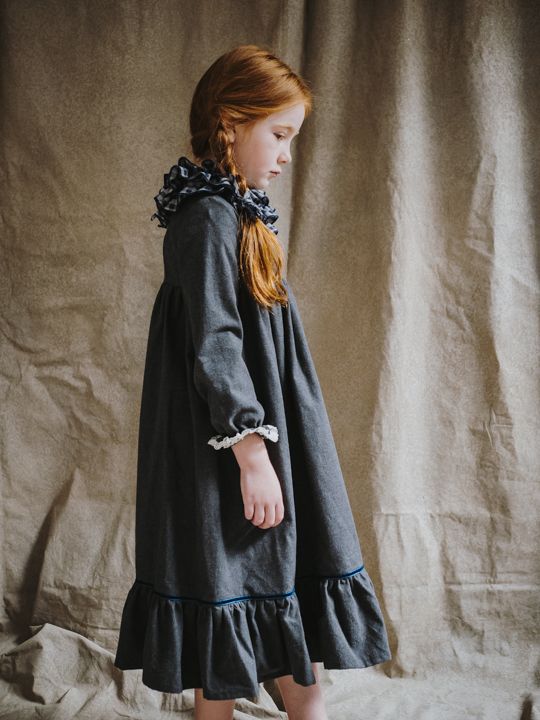 Vestidos de franela largos hotsell