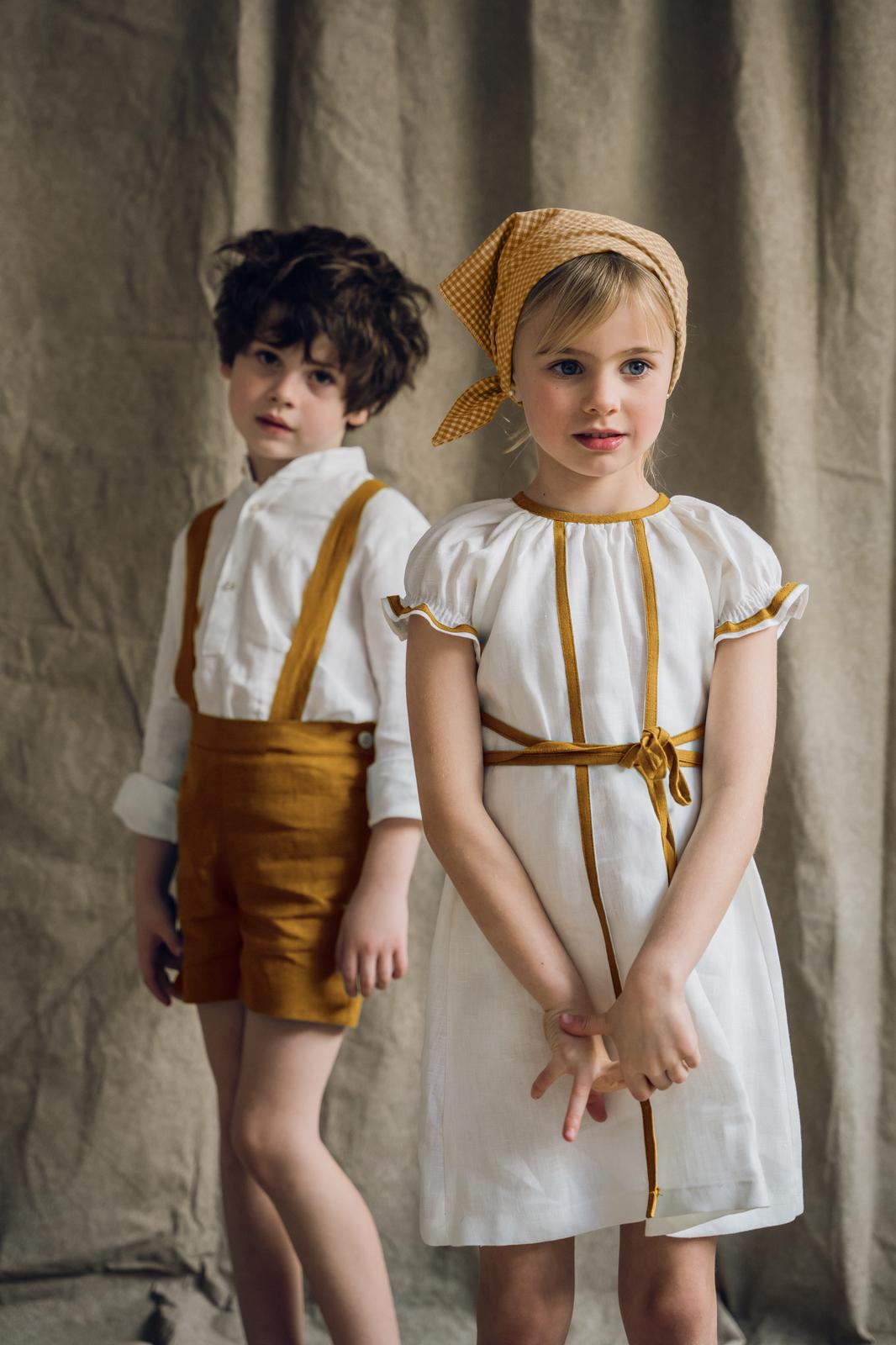 2.9.3 VESTIDO GRECIA CORTO LINO BLANCO&COLOR