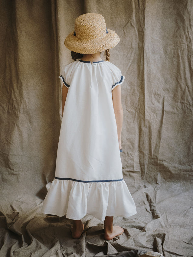 2.9.3 VESTIDO GRECIA LARGO LINO BLANCO&COLOR